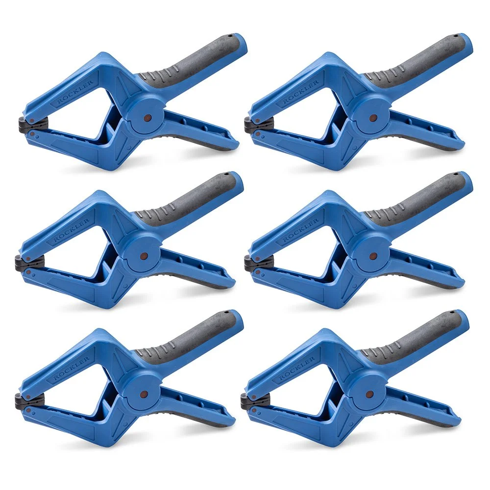 Rockler Medium Needle Nose Spring Clamps 6 pack on sale for $9.99, 54% off woodworking clamp deal