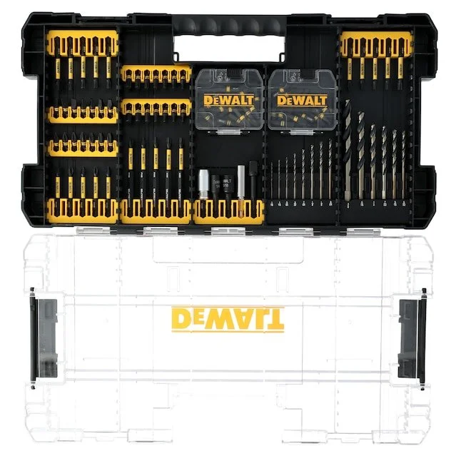 DEWALT ELITE SERIES 100 piece 1/4 inch impact driver bit set in TOUGHCASE+ storage case on sale for $39.98 at Lowe's