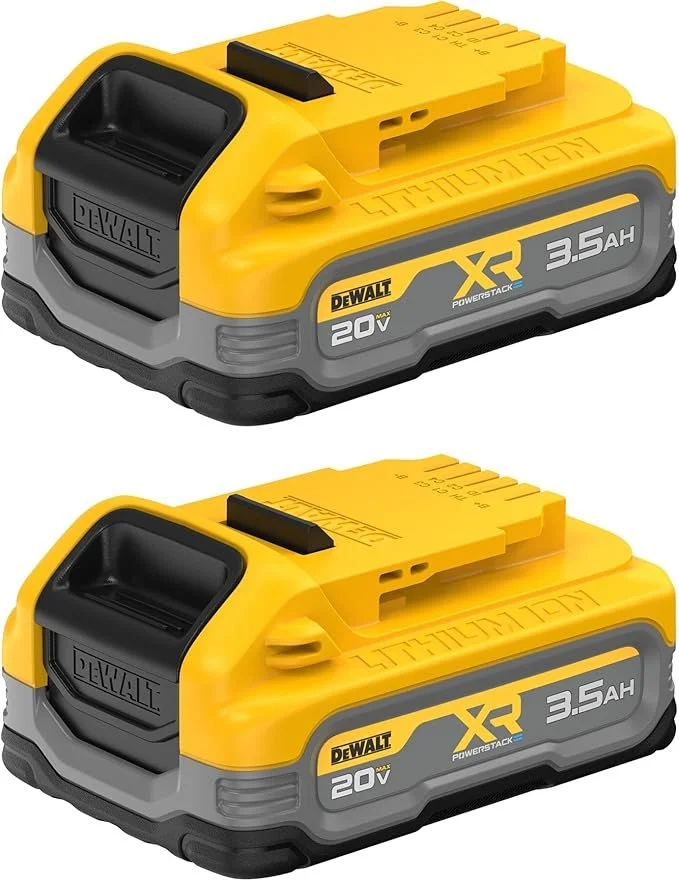 DEWALT 20V MAX XR POWERSTACK 3.5Ah Lithium Ion Battery 2 Pack DCBP320 2 on sale for 40% off.