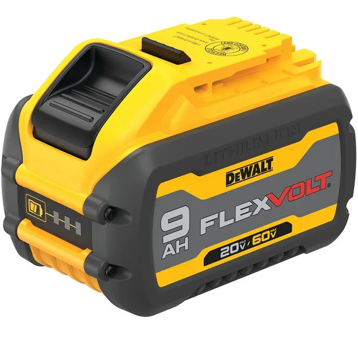 DEWALT FLEXVOLT 20V/60V MAX 9Ah battery with charger on sale today only at Acme Tools