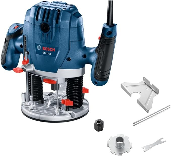 Bosch GOF13-25 1-3/4 HP mid size plunge router with detachable parallel guide on sale 15% off on Amazon