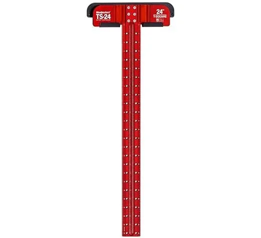 Woodpeckers 24 Inch Precision T Square with scribing guide and shelf pin holes, Made in USA, on sale for $135.99, 15% off regular price