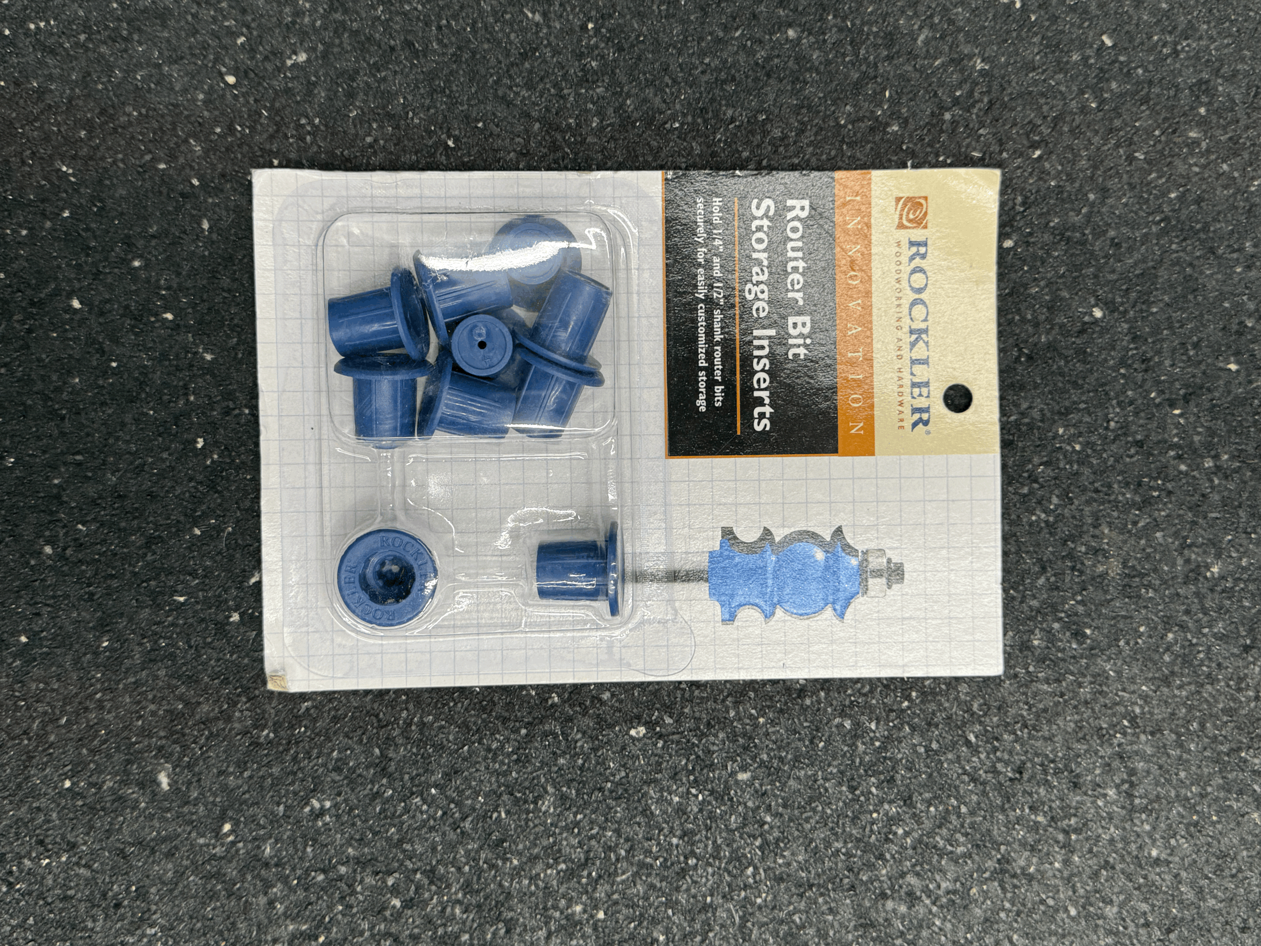 Used Rockler Router Bit Storage Inserts