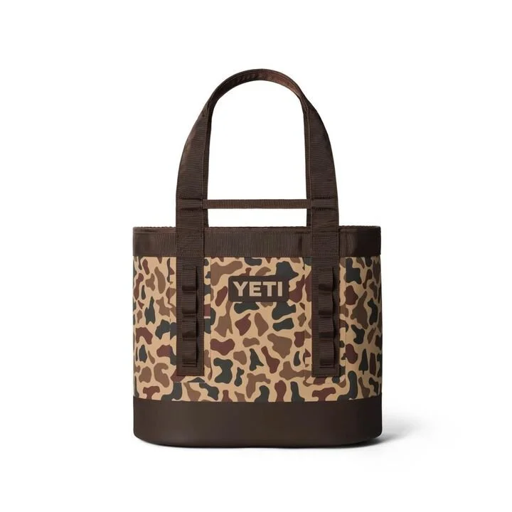 YETI Camino Carryall 35 ThickSkin Shell tote bag in Wetlands Camo on sale for $130 at Acme Tools
