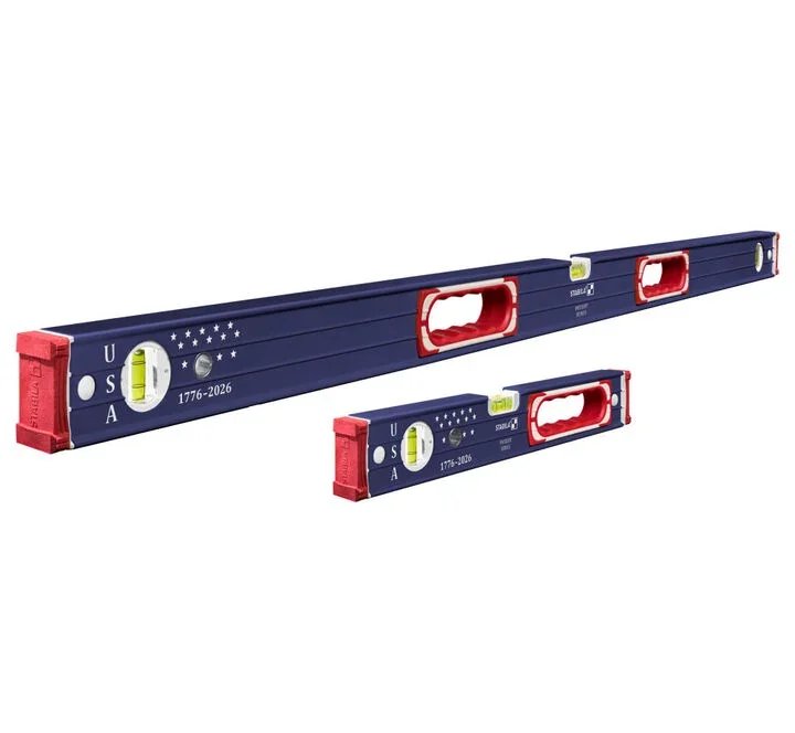 Stabila Type 196 Patriot Series 48 inch and 16 inch aluminum level set on sale for $149