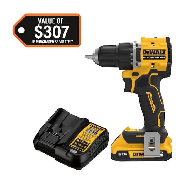 DEWALT Atomic 20V Lithium Ion Cordless Compact Drill Driver Kit with Battery and Charger on sale