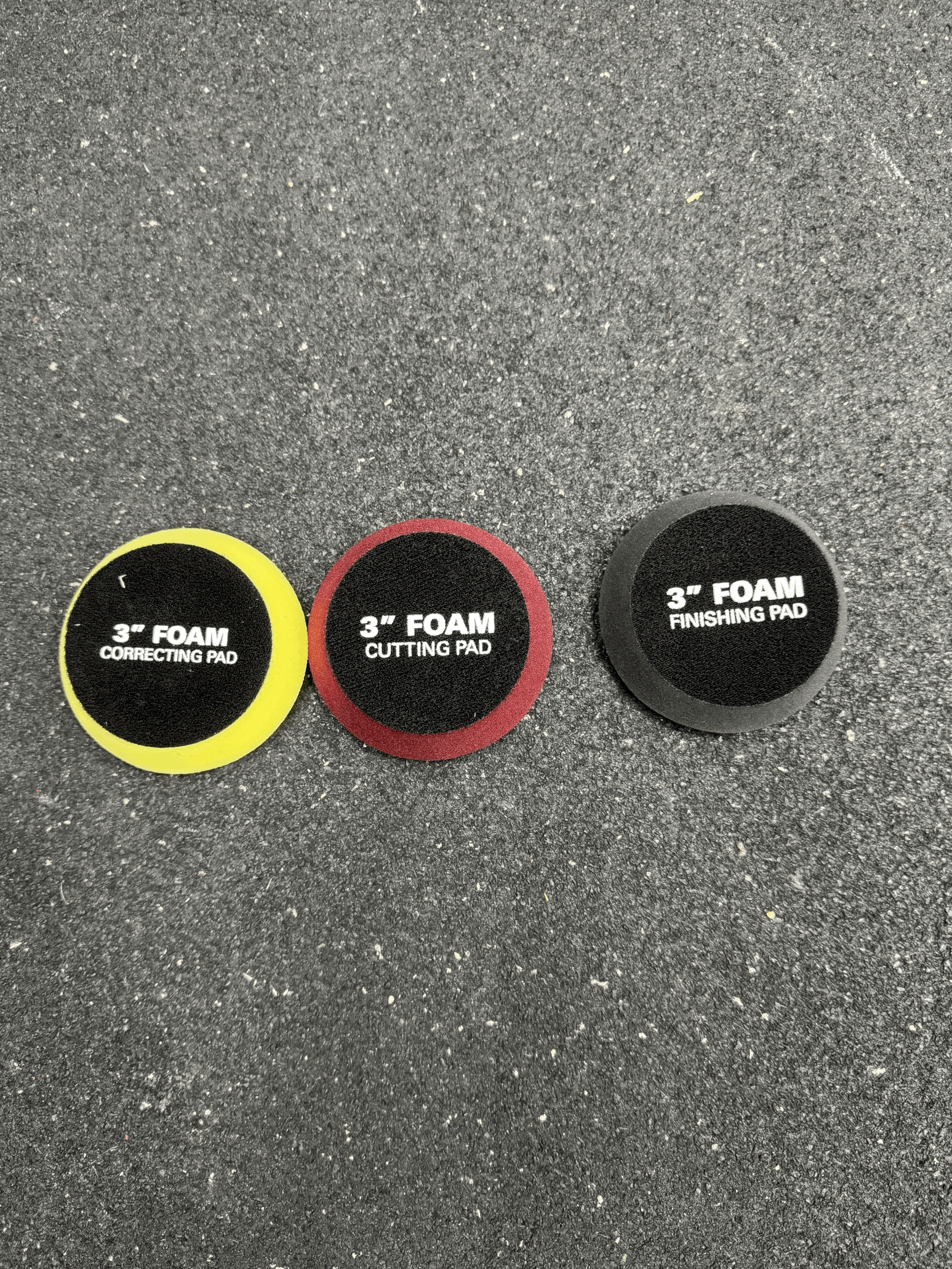 Used 3" Foam Correcting Pads (3)