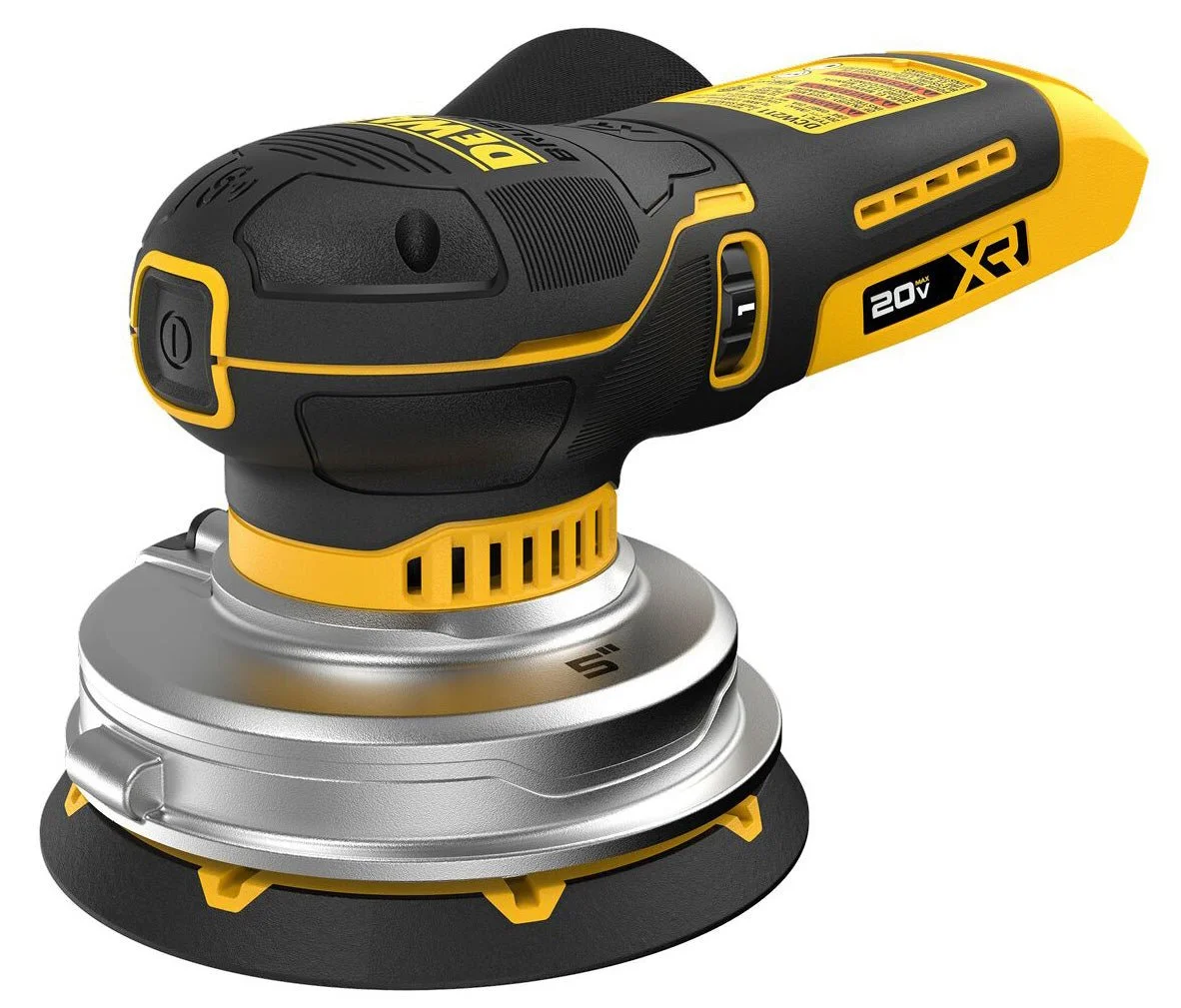 NEW DEWALT 20V MAX XR 5 inch and 6 inch cordless random orbital sanders with AirLock dust port