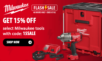 Acme Tools 15% off select Milwaukee items sale with promo code 15SALE