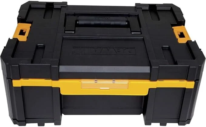 DEWALT TSTAK III single deep drawer tool organizer model DWST17803 with removable compartments and ball bearing slides on sale at Amazon