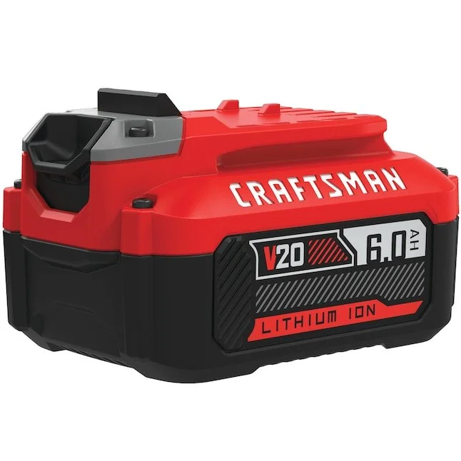 Craftsman V20 6Ah lithium ion battery on sale at Lowe's for $59 today only July 7 2026, $90 off original $149 price