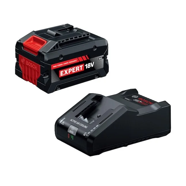 Bosch 18 Volt 8 Ah High Power Lithium ion battery and turbo charger kit on sale at Lowe's for $199, marked down from $249 for a $50 savings plus a free select bare tool