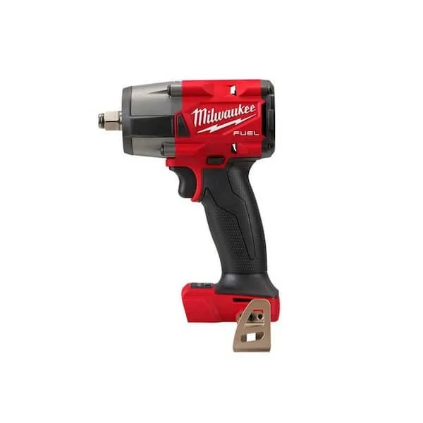 Milwaukee M18 FUEL Gen 2 mid torque 1/2 in impact wrench with friction ring and safety glasses