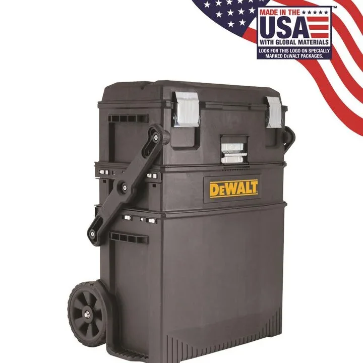 DEWALT Mobile Work Station rolling tool box with telescopic handle on sale for $71.99 at Acme Tools