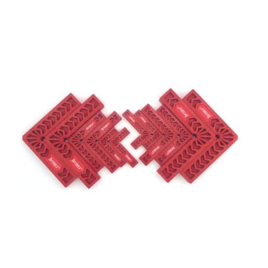 Taytools twelve piece glass reinforced nylon clamping assembly squares set on sale for $23.99 showing the multi size 90 degree positioning corners.