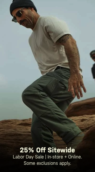 5.11 Tactical Labor Day sale featuring tactical bags, work pants, boots, and shirts at up to 77% off
