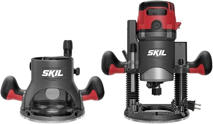 SKIL RT1322-00 14 amp 2.5 HP plunge and fixed base router combo kit on sale 18% off at Amazon
