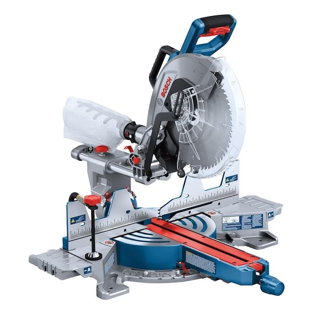 Bosch GCM18V-12SDN 12 in. 18 Volt Dual Bevel Sliding Compound Cordless Miter Saw on sale at Lowe's for $449, $180 off