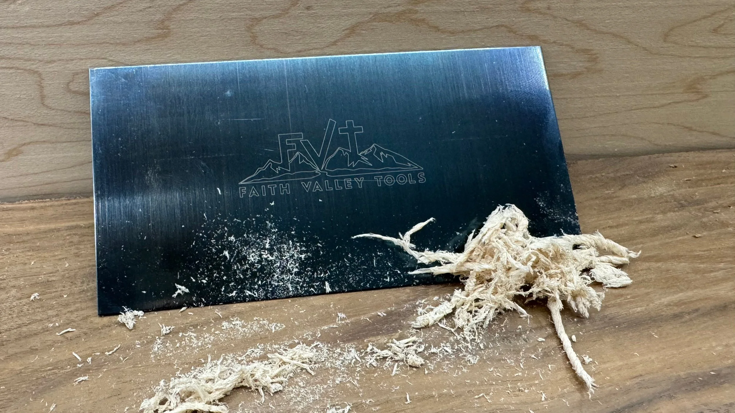 Faith Valley Tools American blue spring steel cabinet scraper and juice groove scraper for woodworking, on sale at 50% off for a limited time