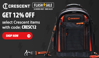 A variety of Crescent professional hand tools including adjustable wrenches and pliers displayed on a clean surface.