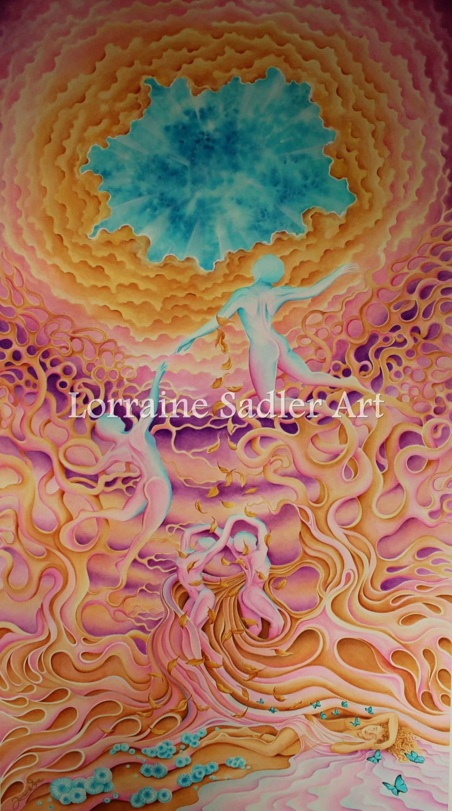 20 x 36" Gouache on Watercolour Paper