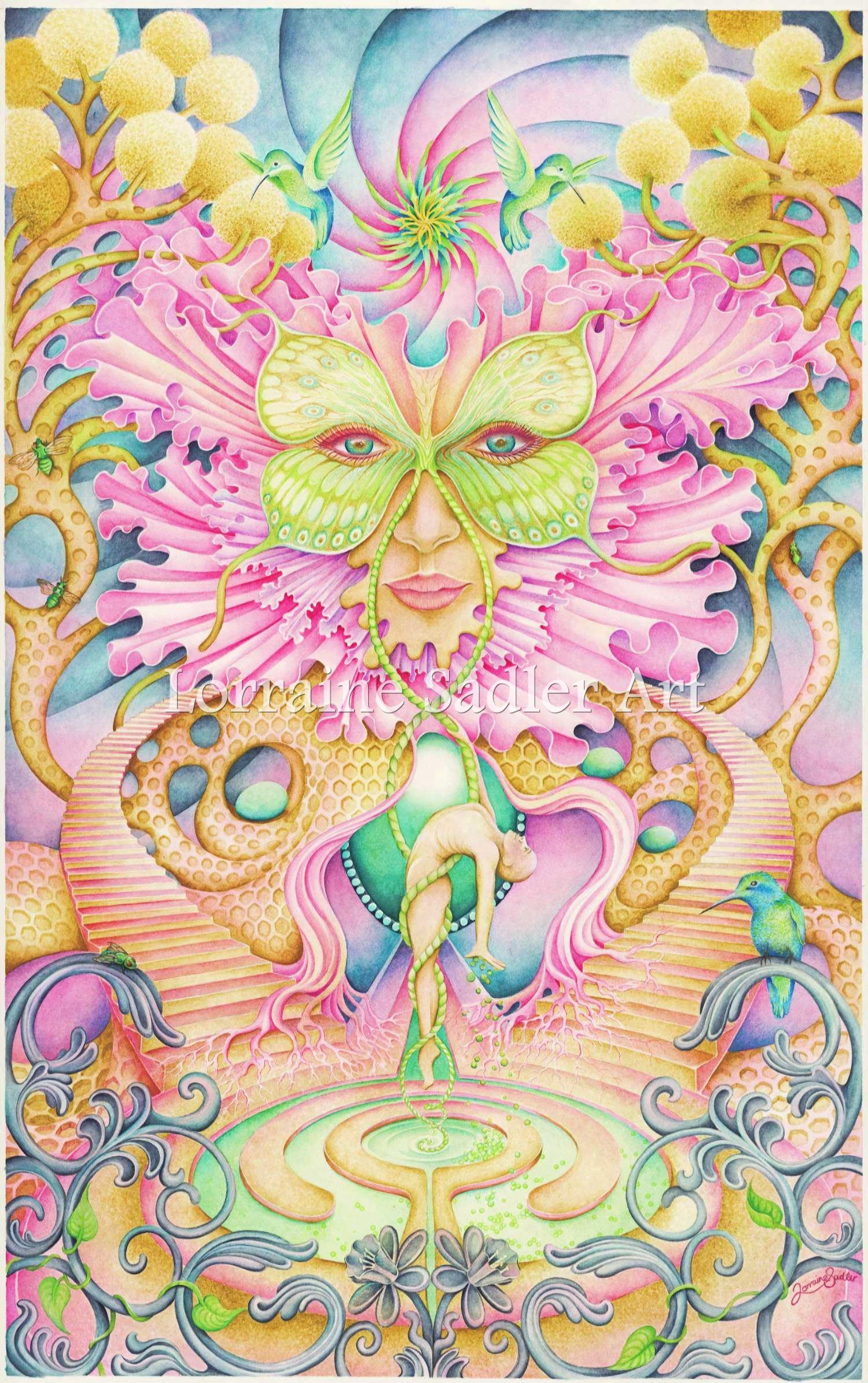 Queen's Inner Sanctum (20x32") £2,550