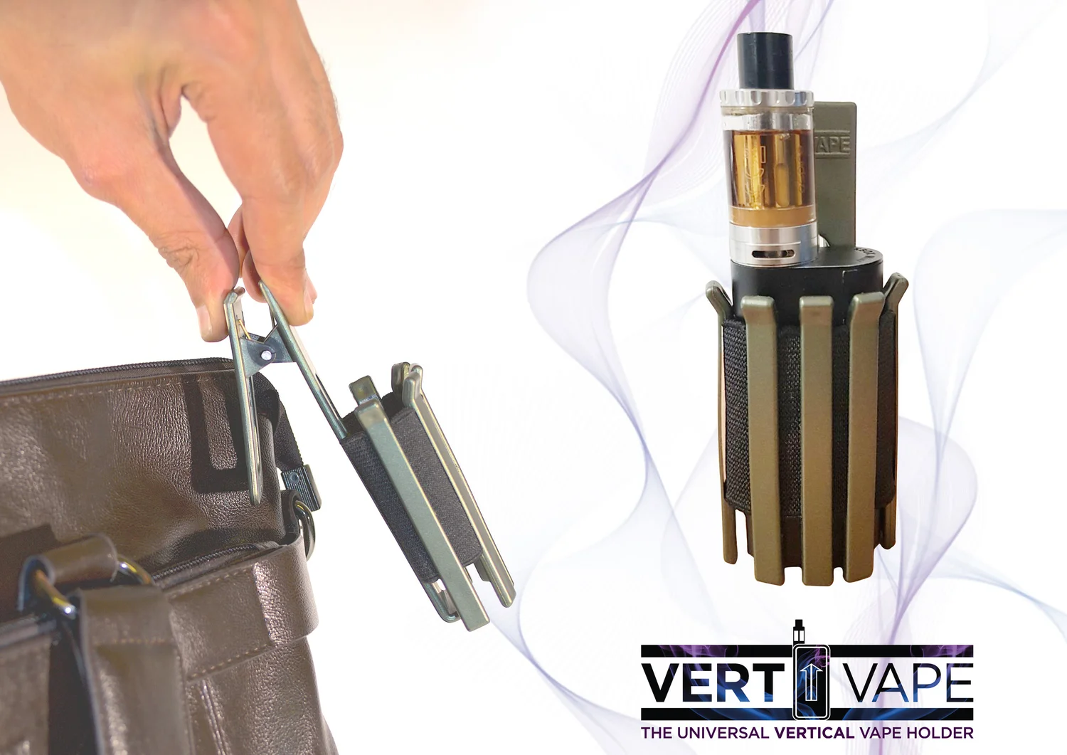VertVape The Universal Vape Holder Mk1 Vert Vape UK creators of the unique  and Universal Vape (mechanical) mod holder. A vape accessory that can be  used to hold your mod in the