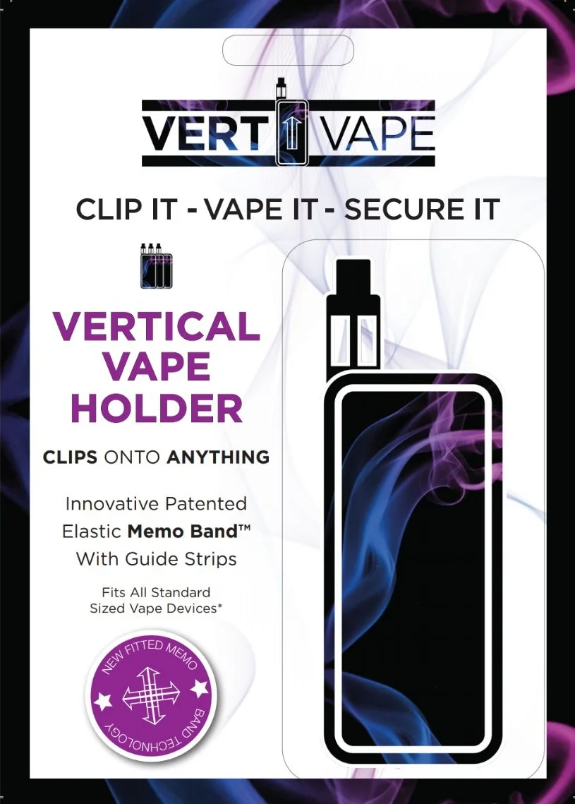 VertVape The Universal Vape Holder Mk1 Vert Vape UK creators of the unique  and Universal Vape (mechanical) mod holder. A vape accessory that can be  used to hold your mod in the