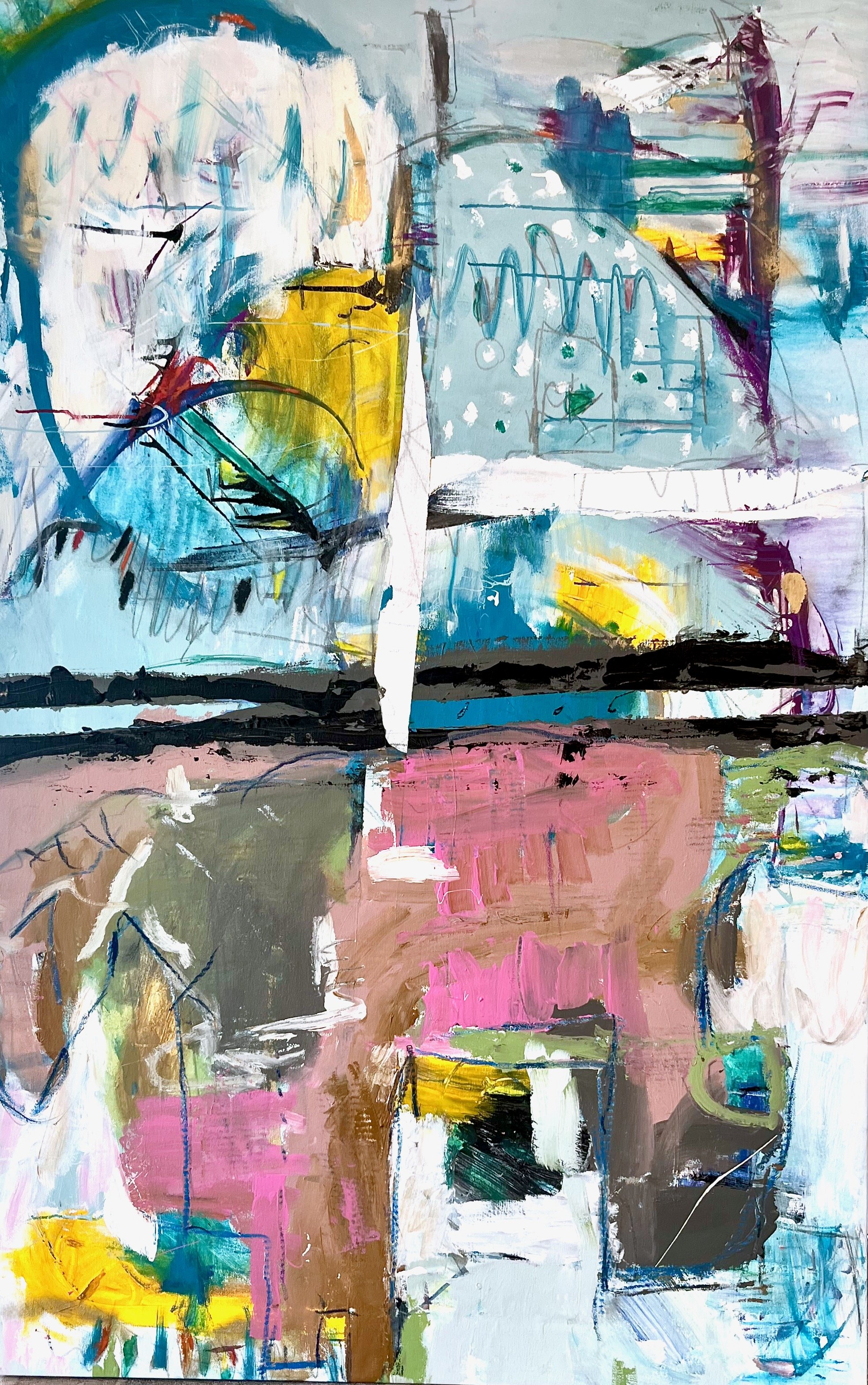 Man with Pony 1-25 66" x 42"