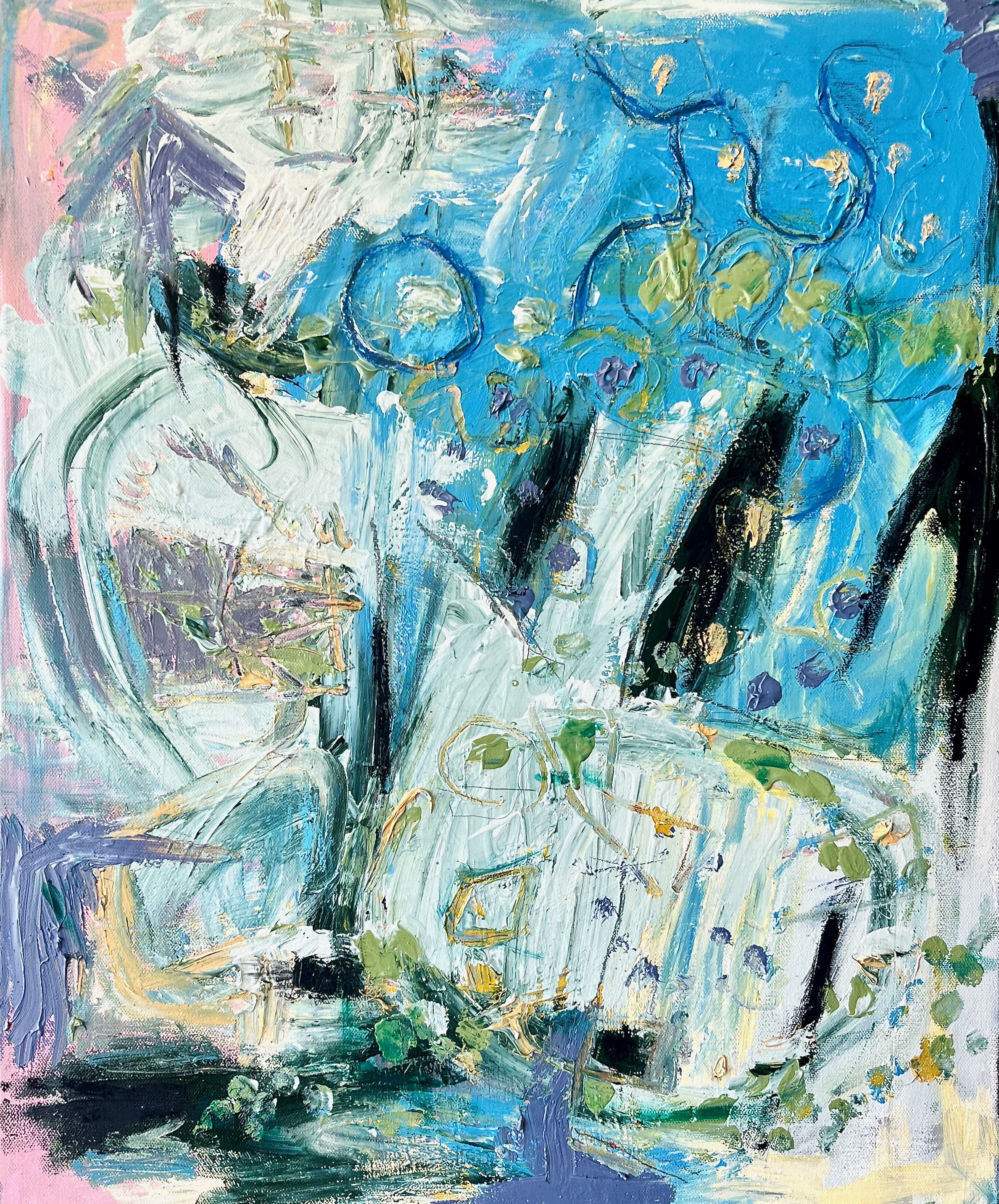 Cabin Under Starry Night 2-25 20 x 24.