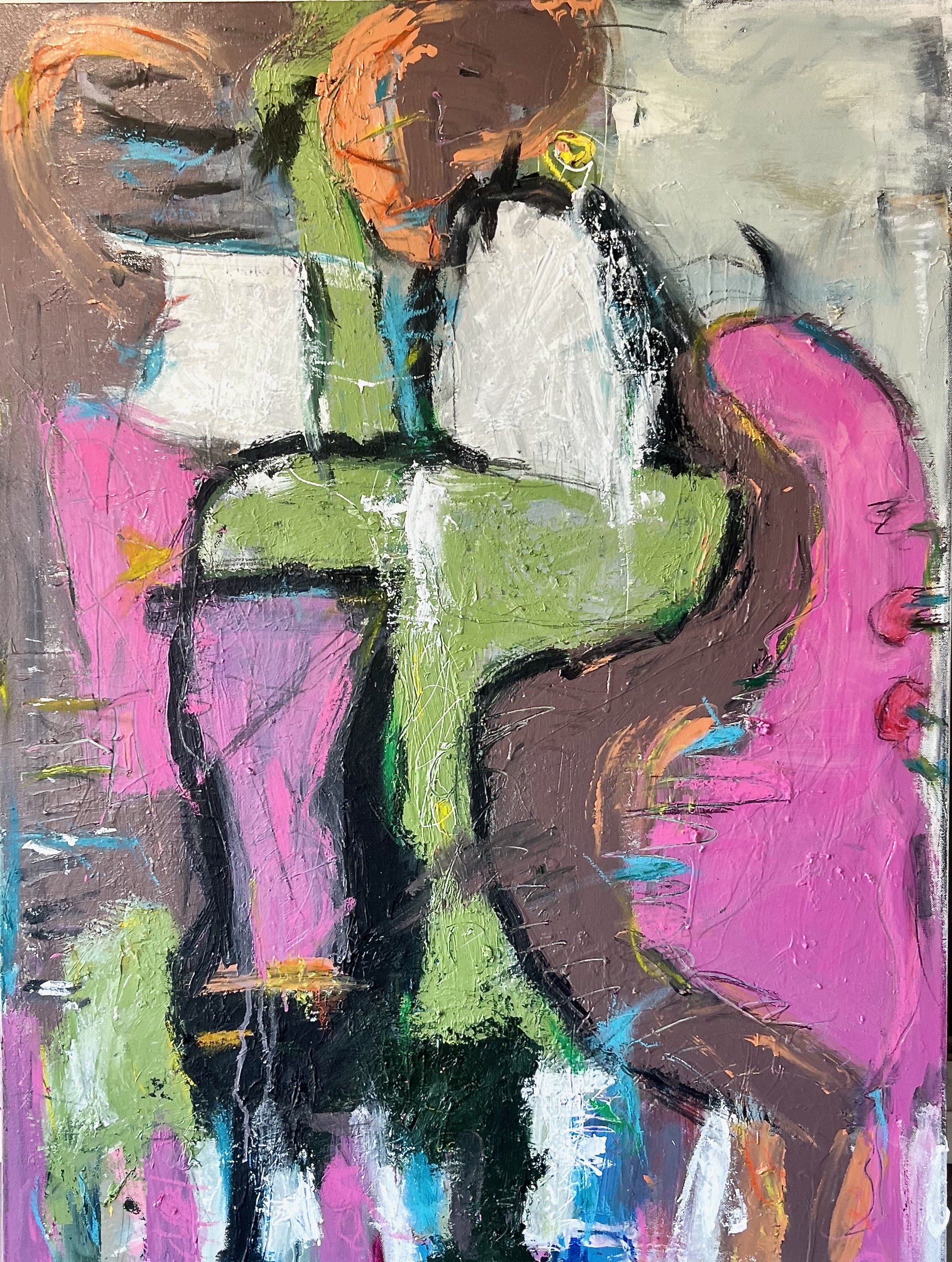 3 People Watching 30" x 40" 1-25