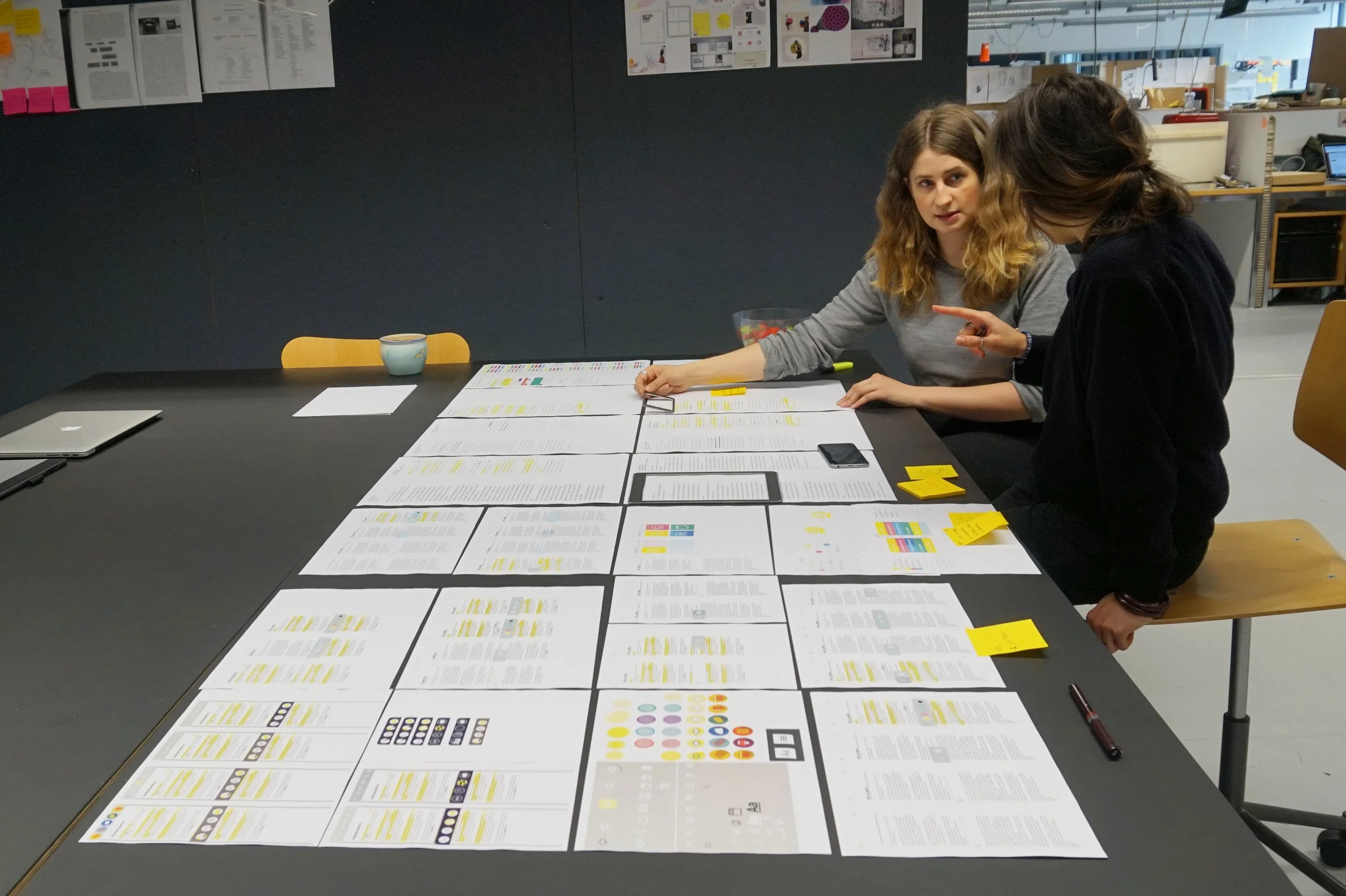 Variations of the user interface that were discussed and tested.