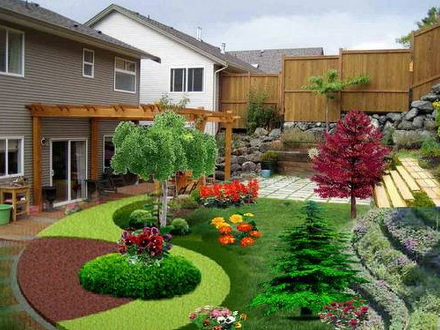 National Garden Landscape Design, Small House Landscaping