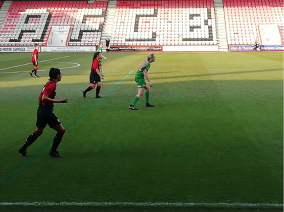 AFC Bournemouth Ladies played a heroic game against higher-league Yeovil Town
