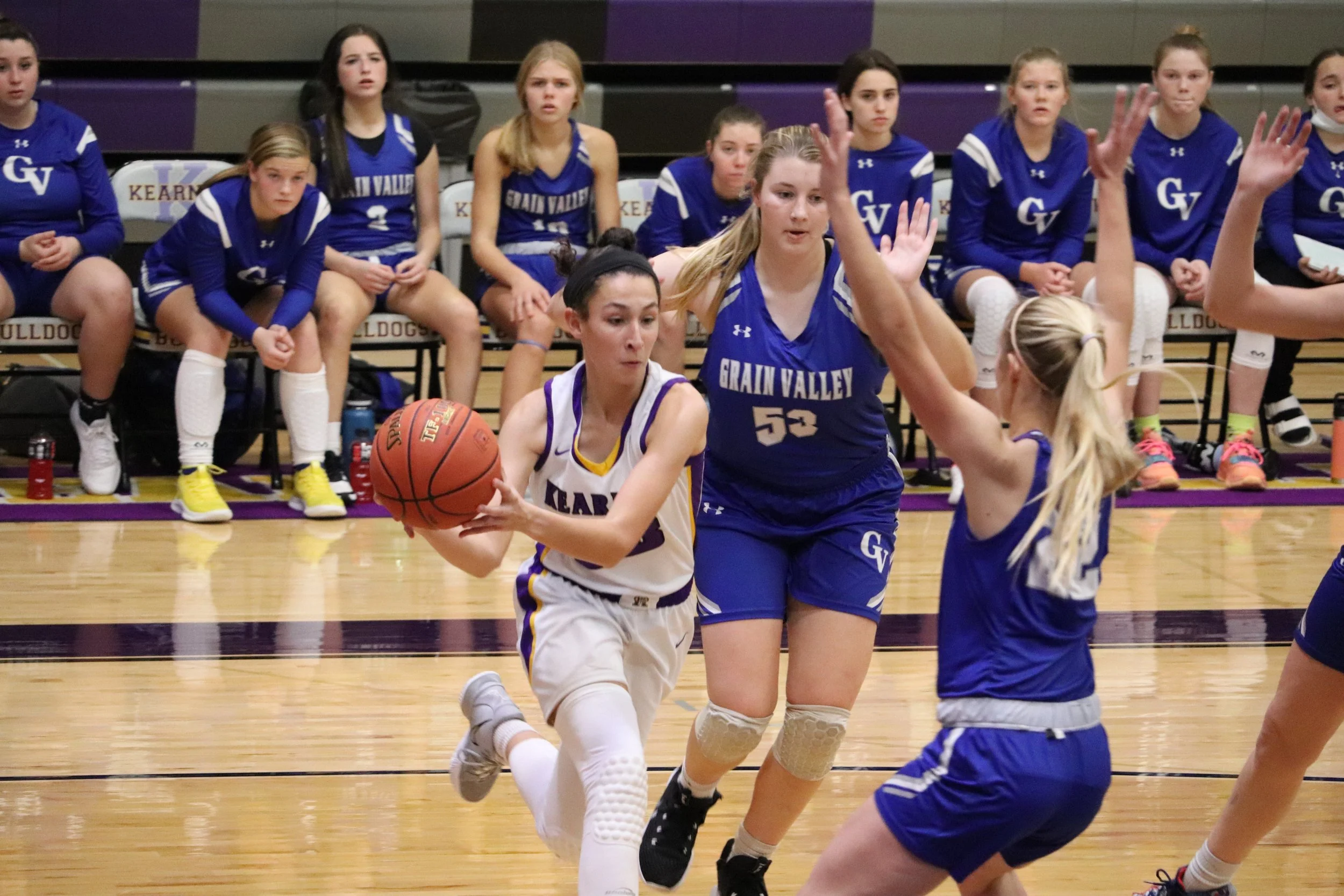Kearney Girls Fall to Grain Valley 58-24