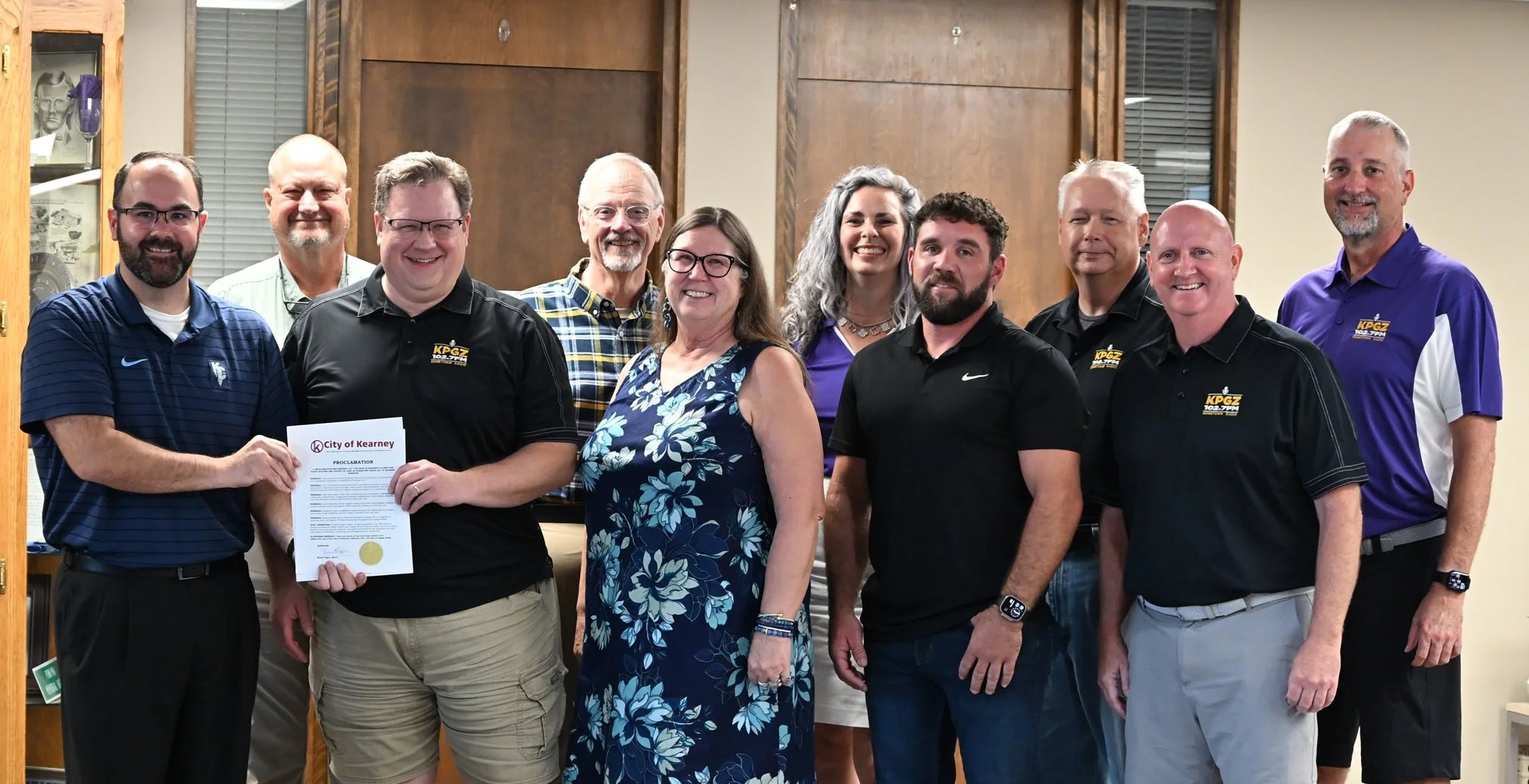 Kearney Proclaims August 20 as Hometown Radio Day