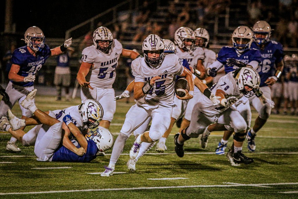 Kearney Played Up and Won Out – Takes Down Rockhurst 22-13