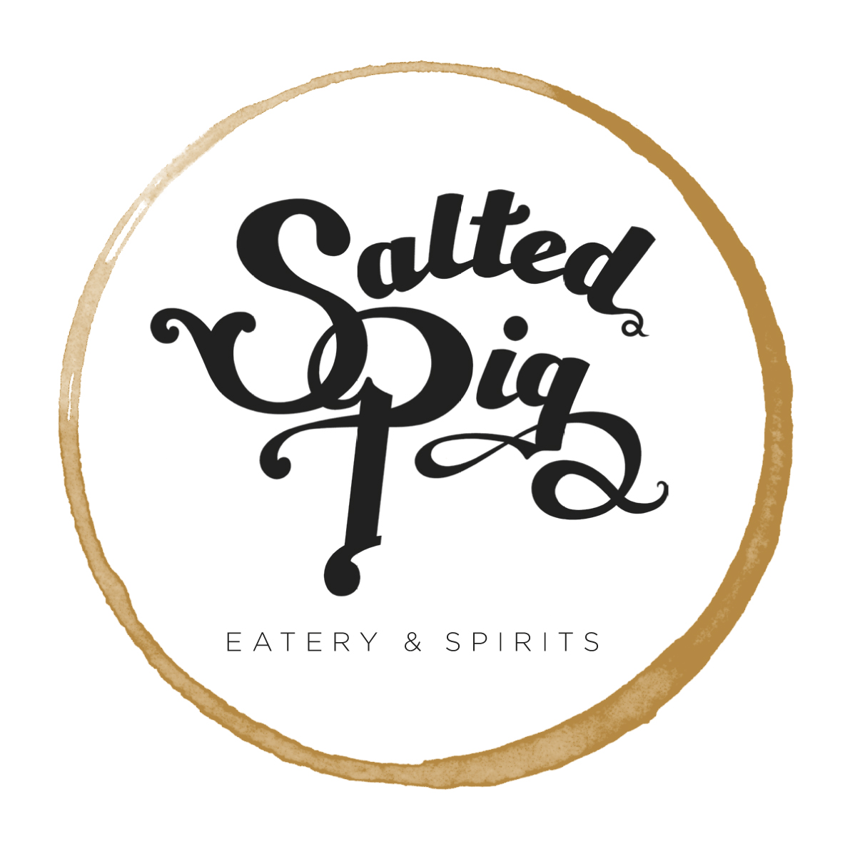  We had fun with this logo project and made several variations of the logo featuring hand-lettering and a circle that implies the ring left behind by a cocktail glass . . .&nbsp; 