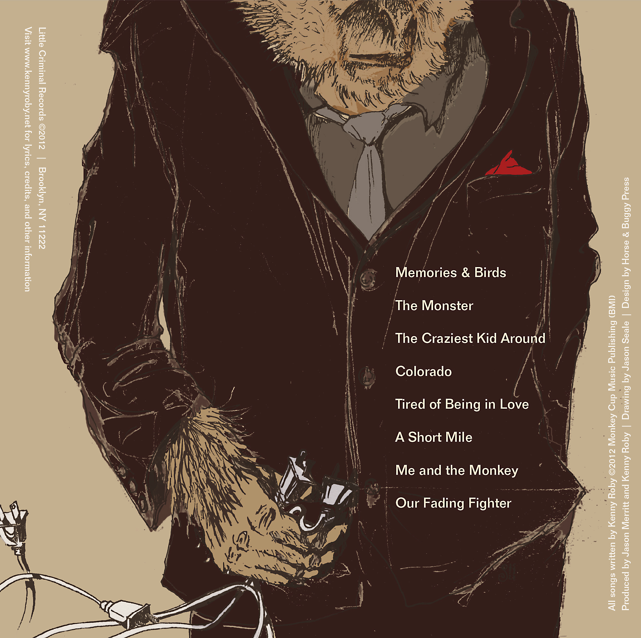 CD back cover.