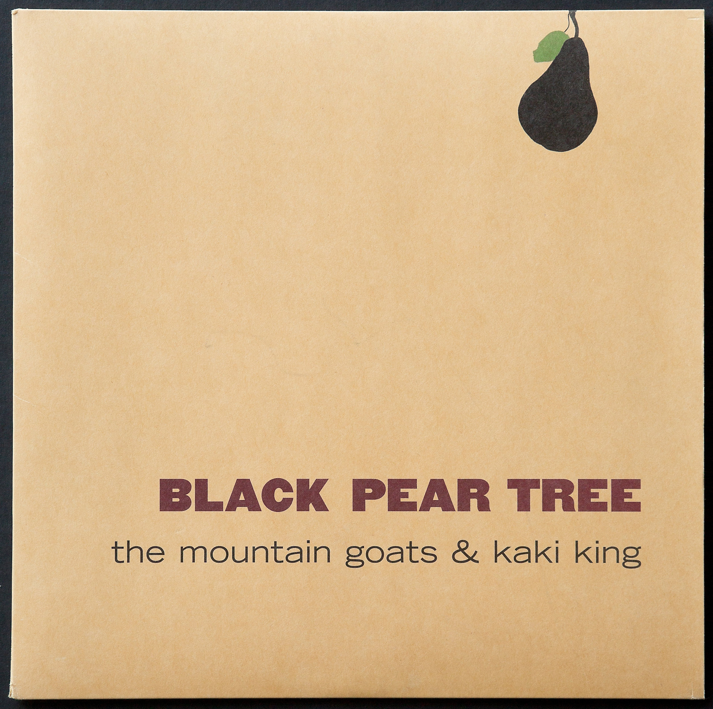 LP front cover. Reverse board packaging design.