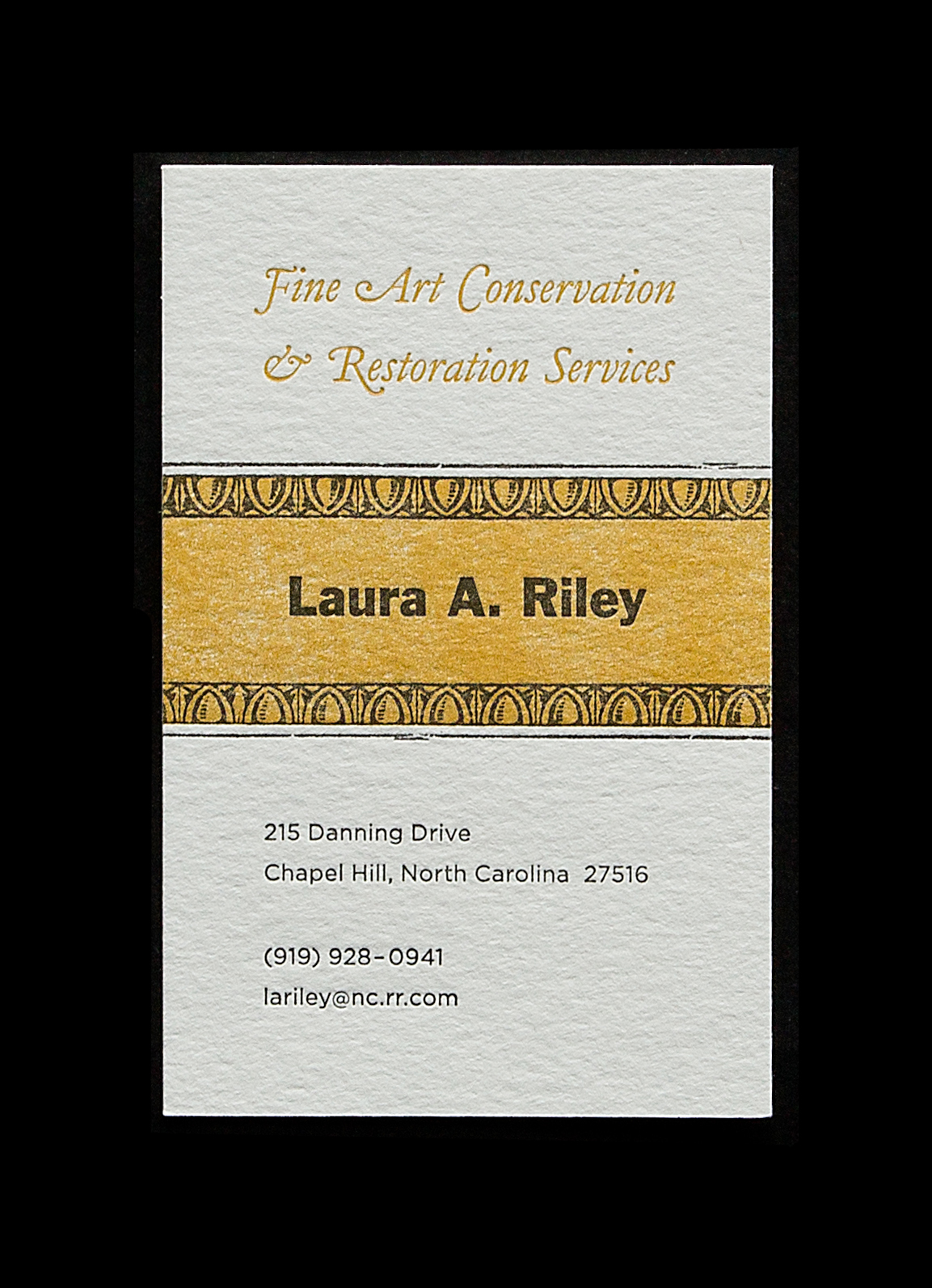 Slightly oversized business card. 2.5 x 4 inches. Purposefully letting the warm yellow background be mottled rather than a flat perfect solid. To show the beauty of irregularity/imperfection. 