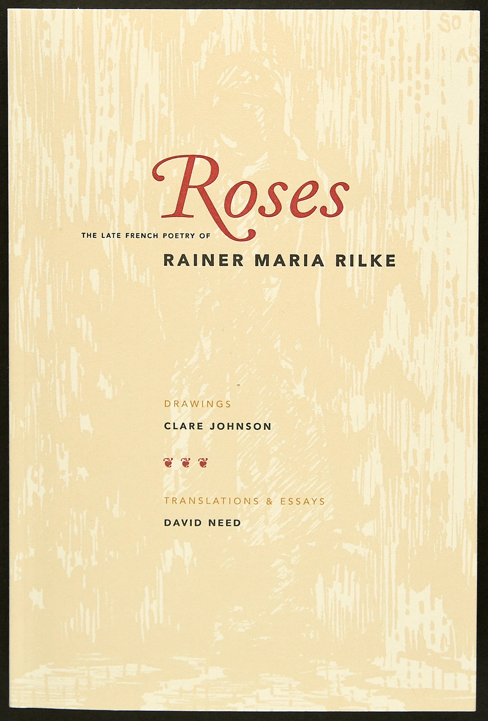 Book cover features a softened background detail of a drawing from the interior. The text was letterpress printed. (in the first printing). Subsequent second printing did not feature hand-printing.