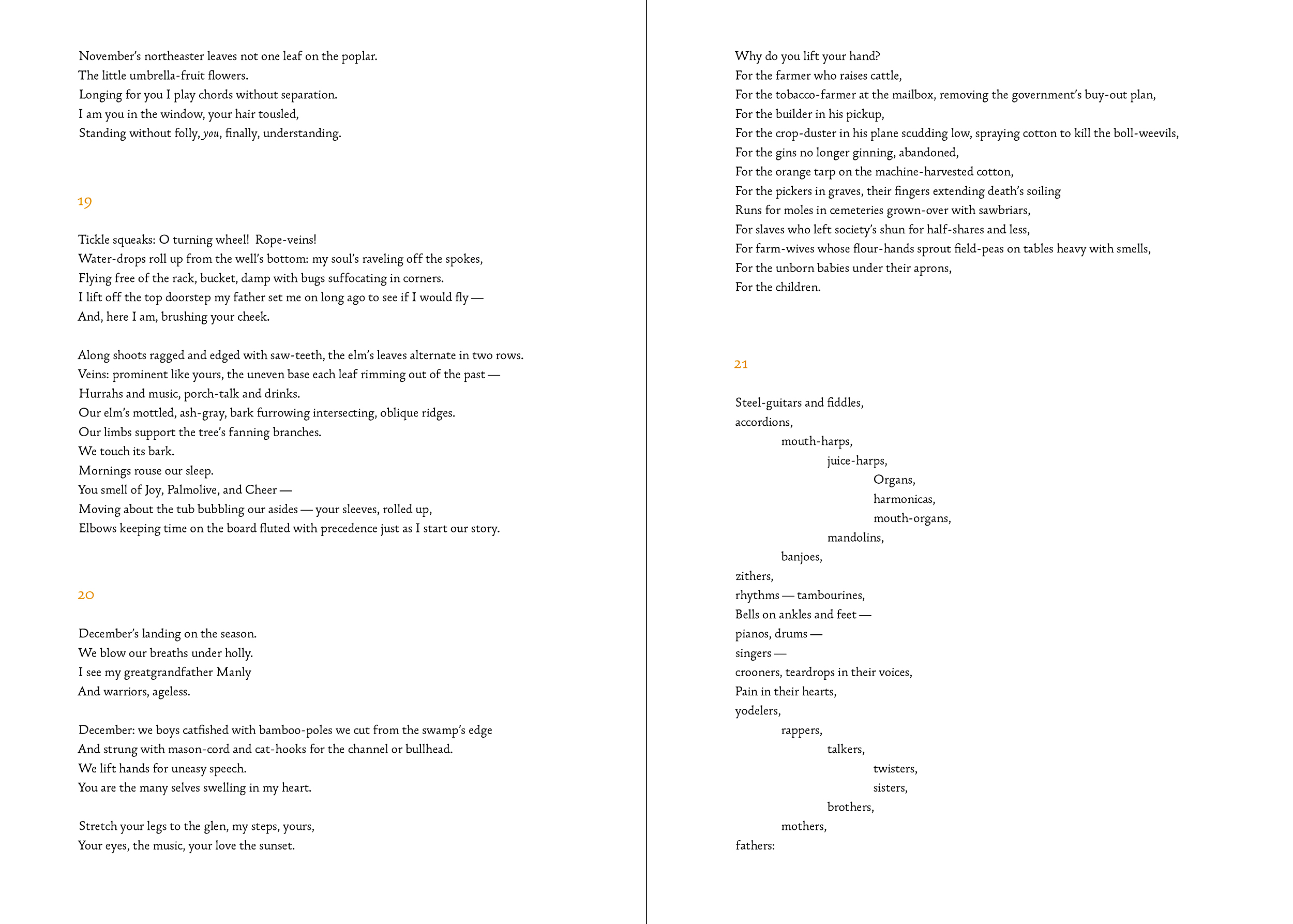   Paul’s Hill  was a long autobiographical poem and we went with a larger page size to allow for long lines to remain intact (without breaking or having to be very small in point size). 