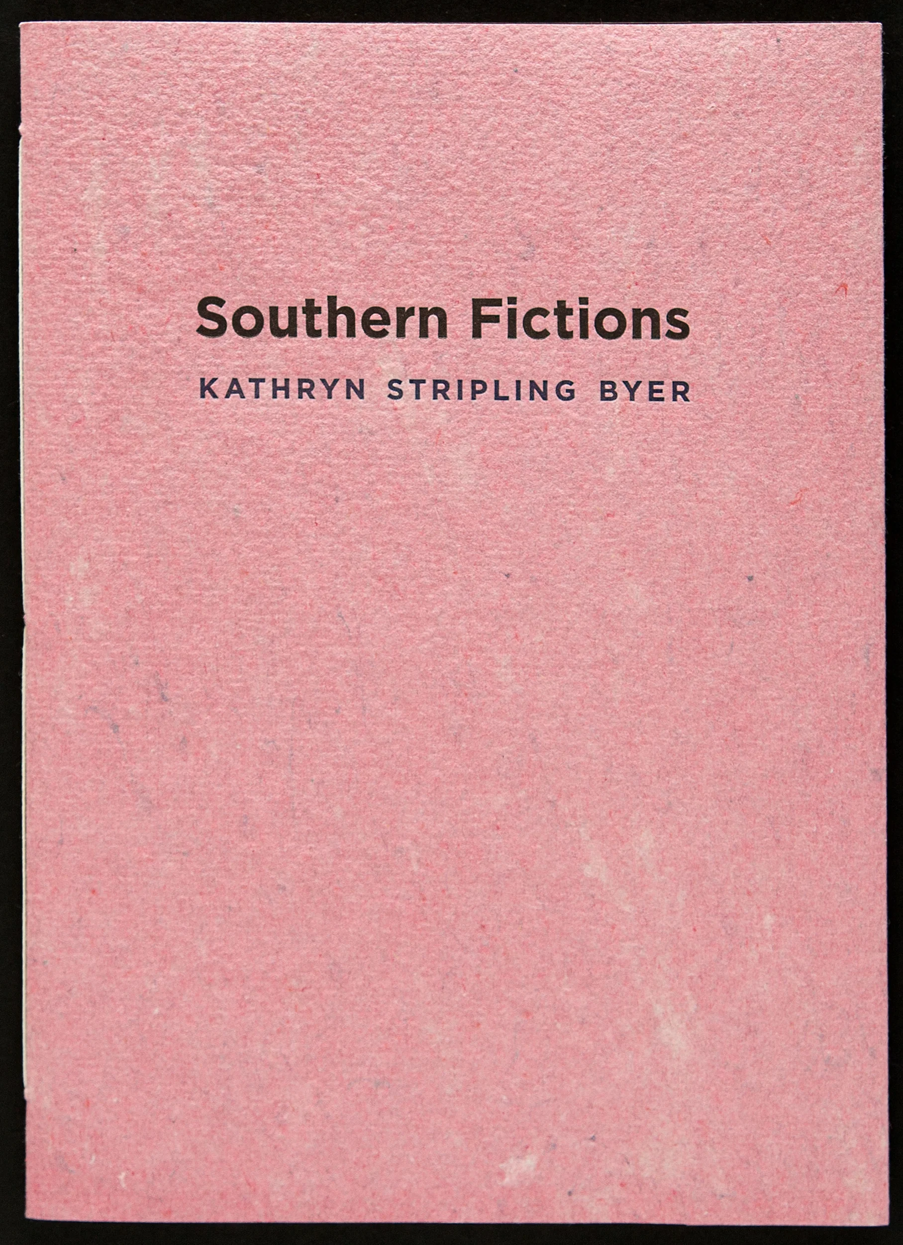 A book of sonnets by the former poet laureate looking back at growing up in rural Georgia during the Jim Crow era. The fiirst sonnet mentions how she hated how her father used to fly the Confederate battle flag—so we cut up several battle flags and re-purposed them into handmade paper covers for this edition of 200 books.