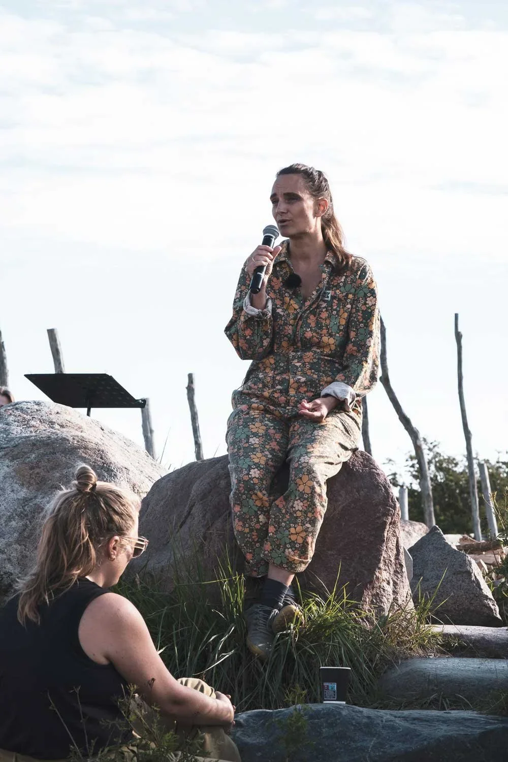 Laura at the Regenerators initiated festival Regenerative Voices 