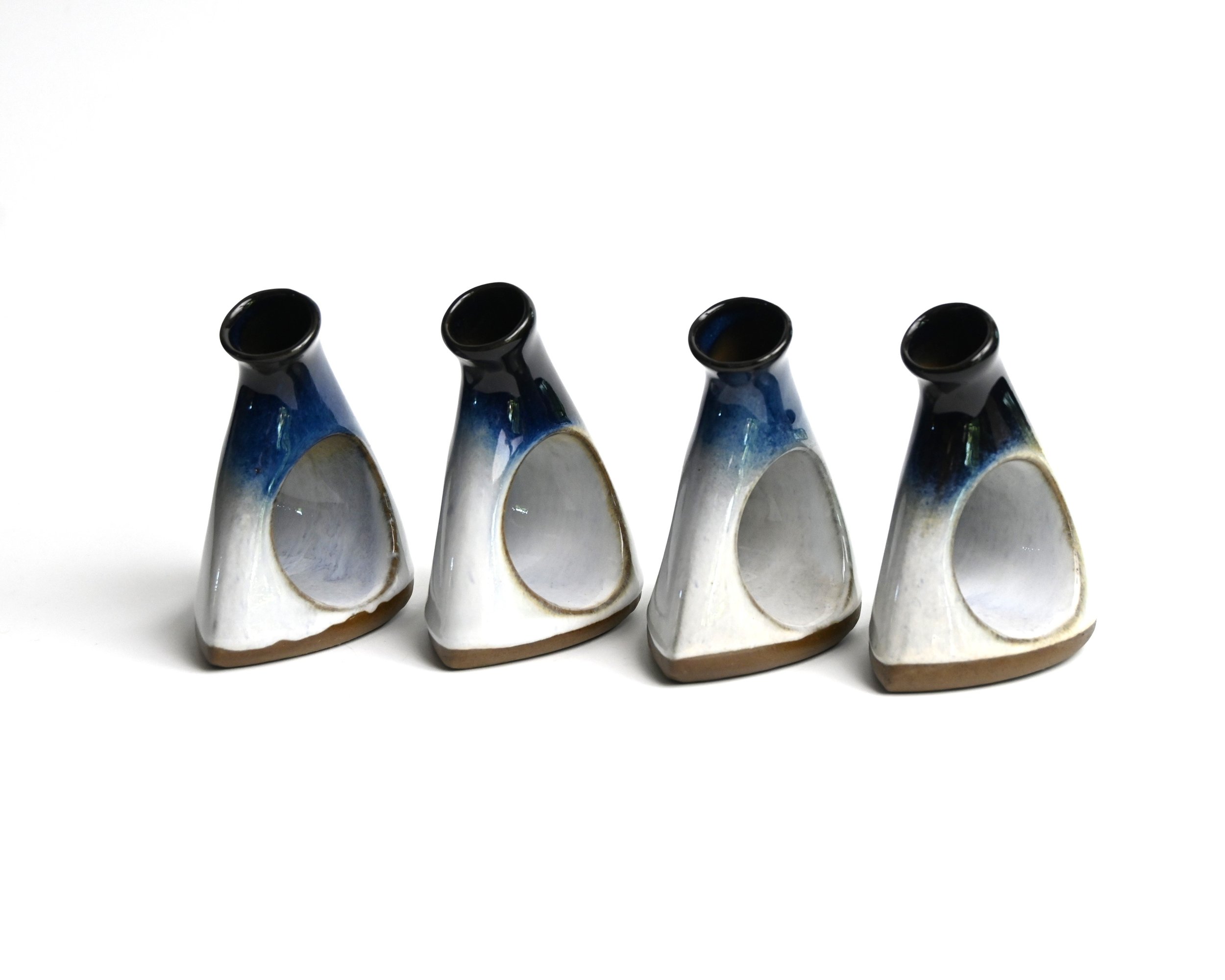 Early Napkin Ring Vases