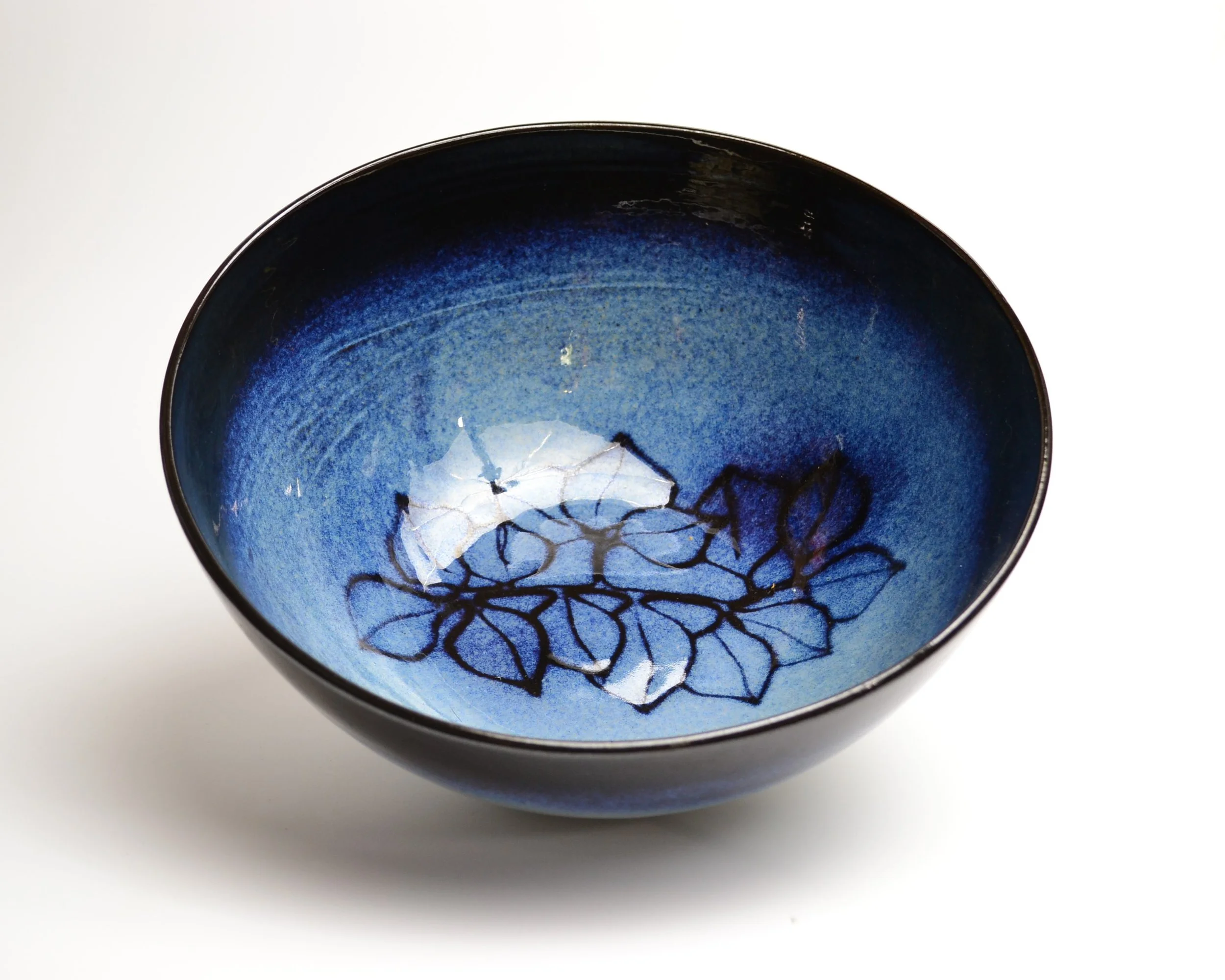 Fruit Bowl Sgraffito Decoration