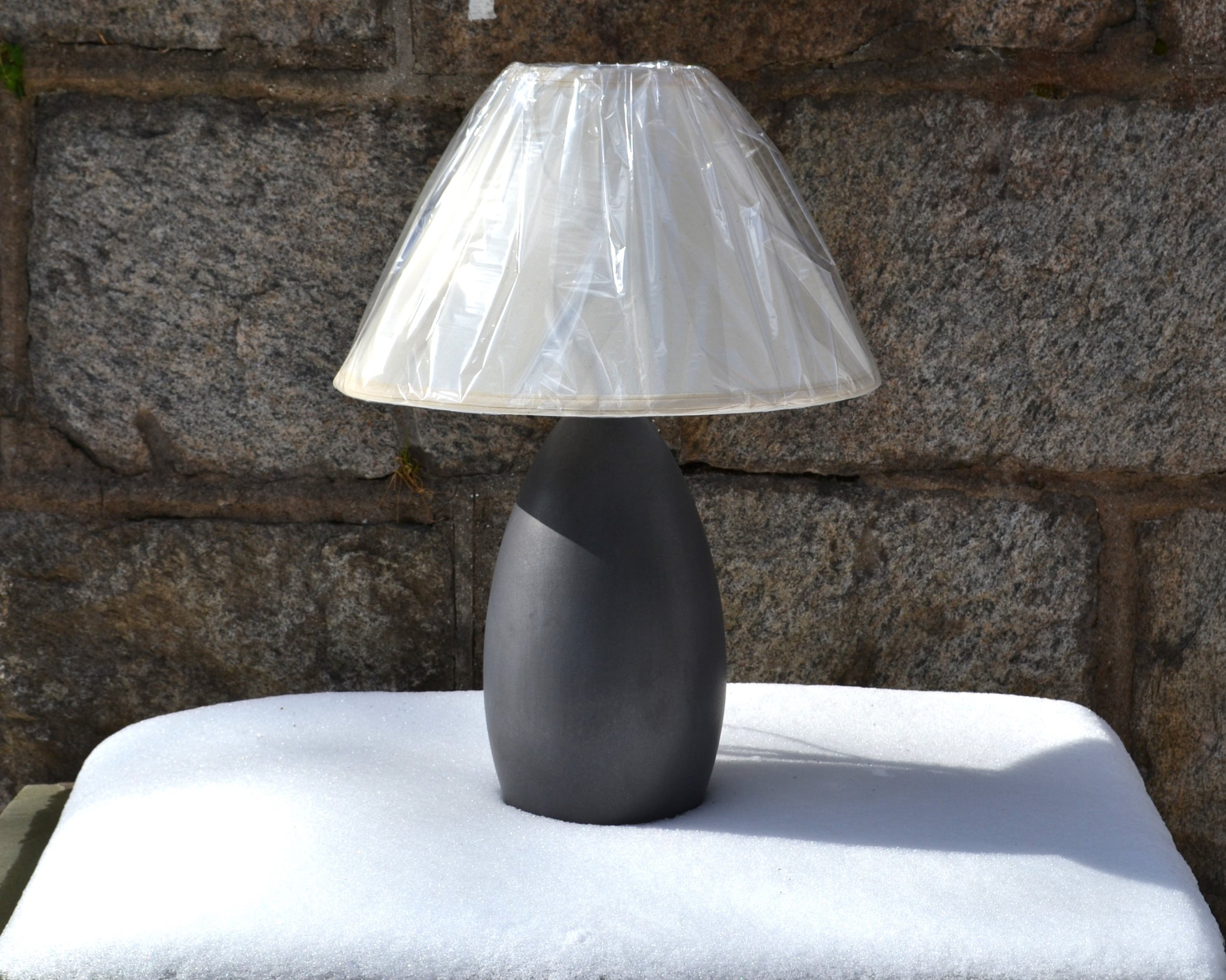 Meeting Street Lamp in Pewter Glaze