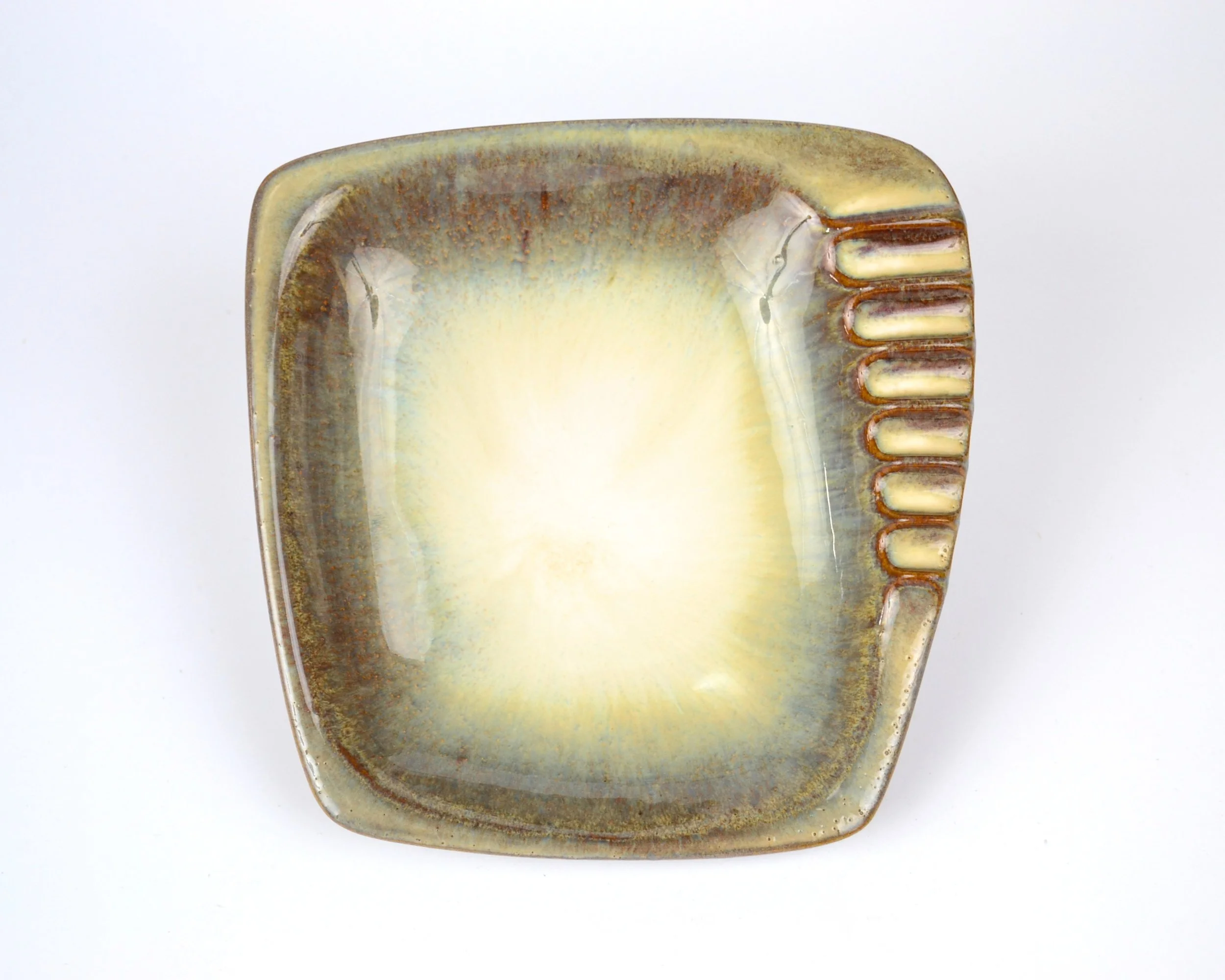 1950s Large Rectangular Ashtray