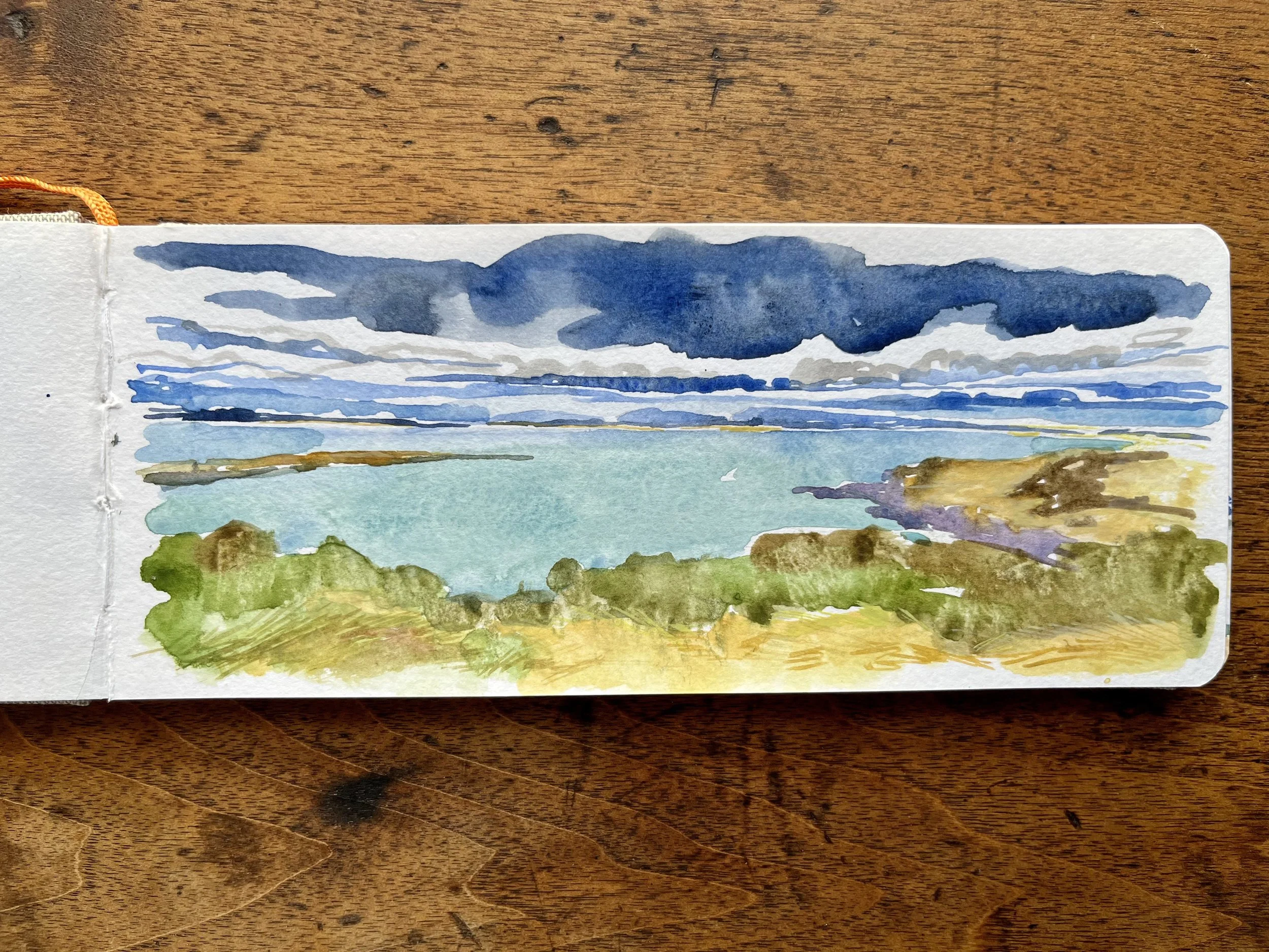 View from the Black House, Iceland